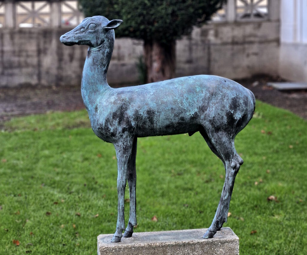 Junge Hirschkuh Antikenabguss aus Herculaneum Villa Stuck