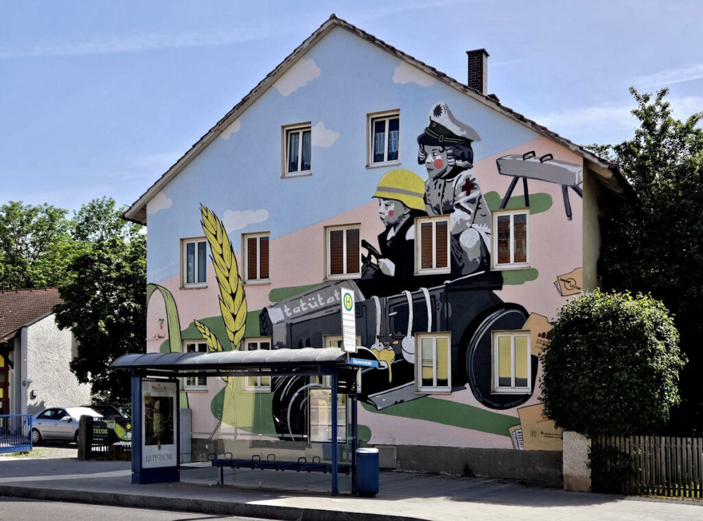 Beastiestylez Mural am Truderinger Rathaus