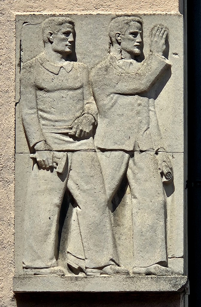 Relief Zietenstraße 1