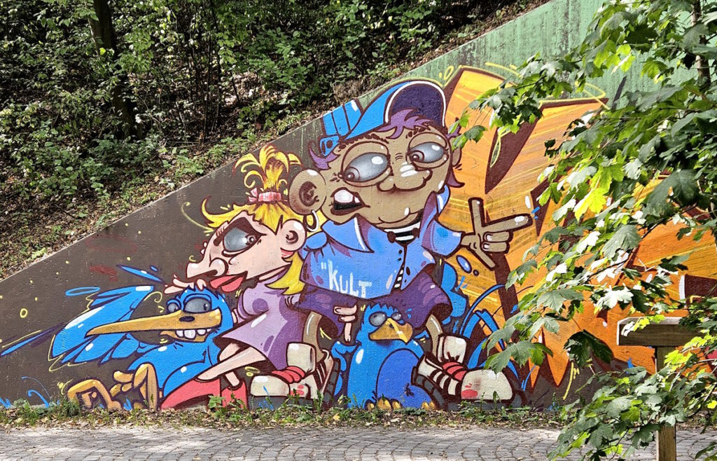 Streetart am Krehlebogen