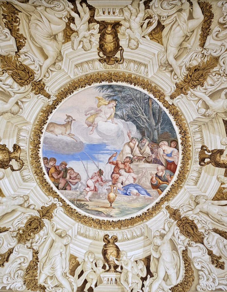 Schleißheim: Schluss Lustheim: Deckenfresko