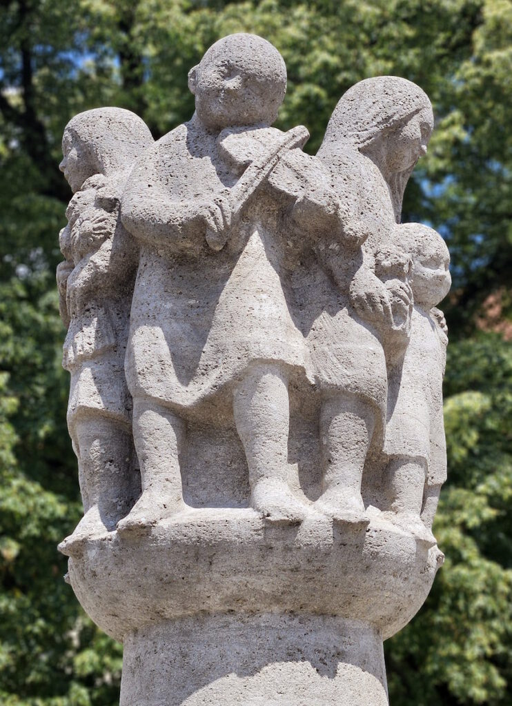 Hans Ose: Hochzeitsbrunnen Die Gratulanten