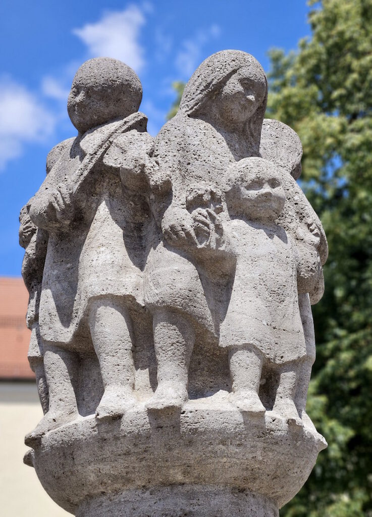 Hans Ose: Hochzeitsbrunnen Die Gratulanten