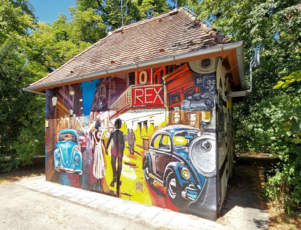 Streetart am Agricolaplatz
