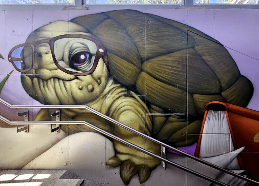 Streetart am Bahnhzof Lohhof