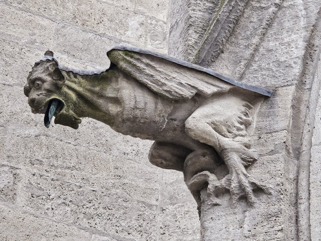 Wasserspeier der Paulskirche München