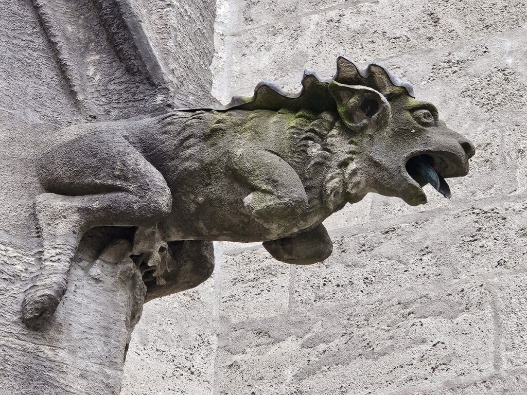 Wasserspeier der Paulskirche München