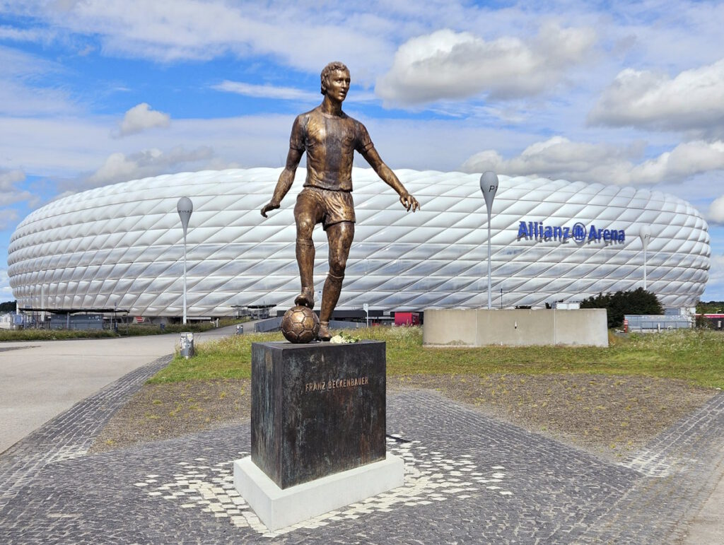 Matilde Romagnoli Franz Beckenbauer Allianz Arena