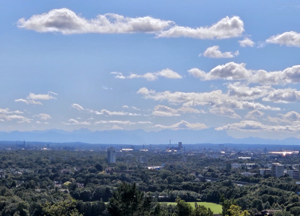 Aussicht vom  Fröttmaninger Berg