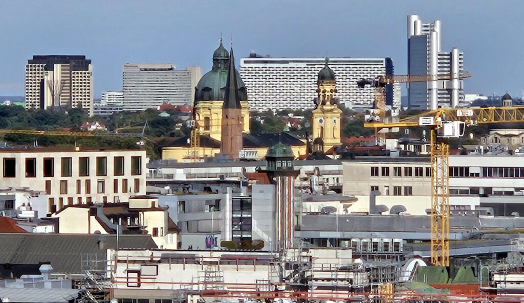 Paulskirche Aussicht vom Turm