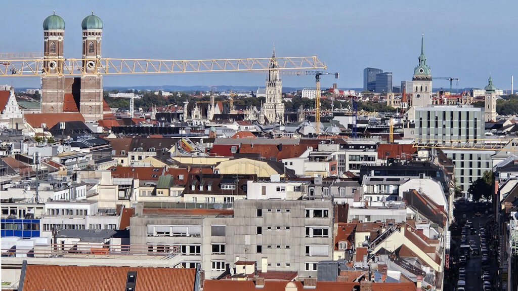 Paulskirche Aussicht vom Turm