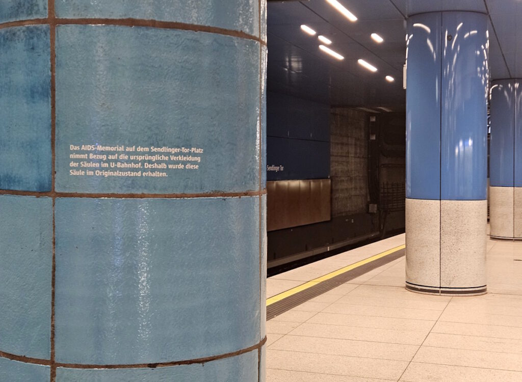 U-Bahnhof Sendlinger Tor AIDs-Memorial