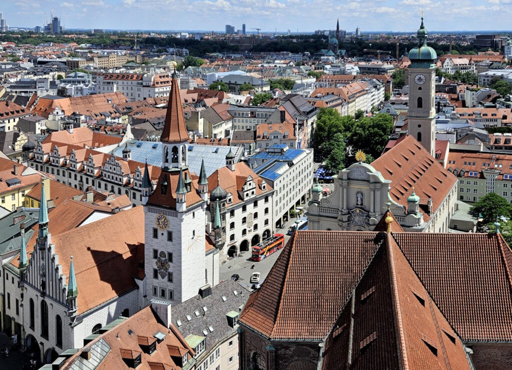 Aussicht vom Alten Peter München