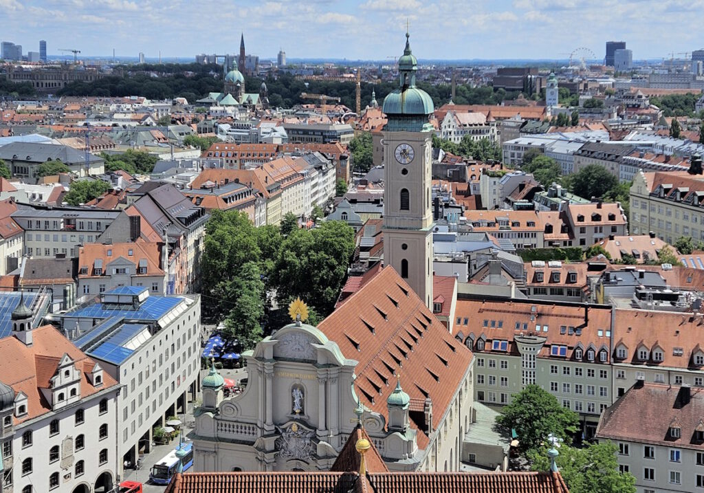 Aussicht vom Alten Peter München