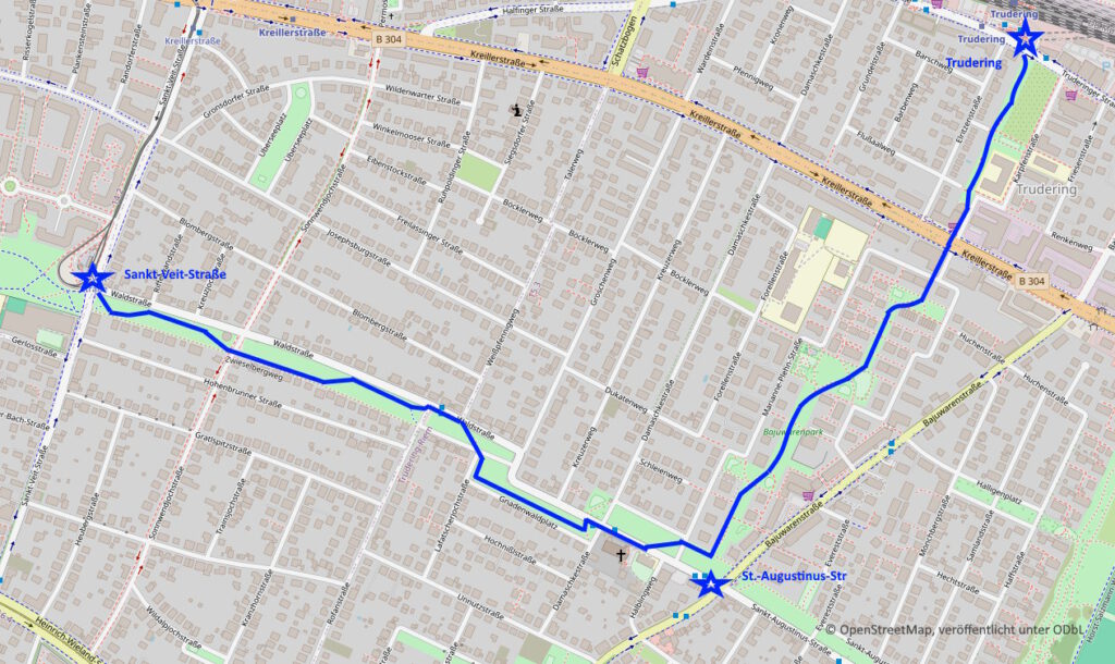 Spazierweg Berg am Laim Trudering