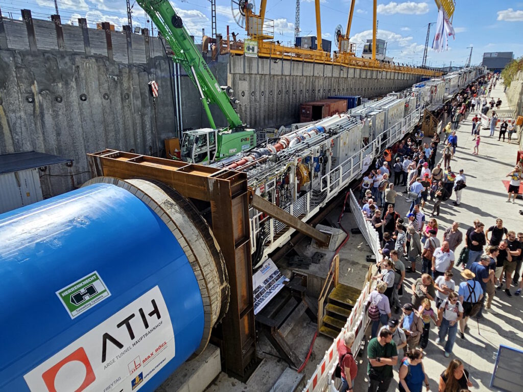 Zweite Stammstrecke Tunnelbohrmaschine