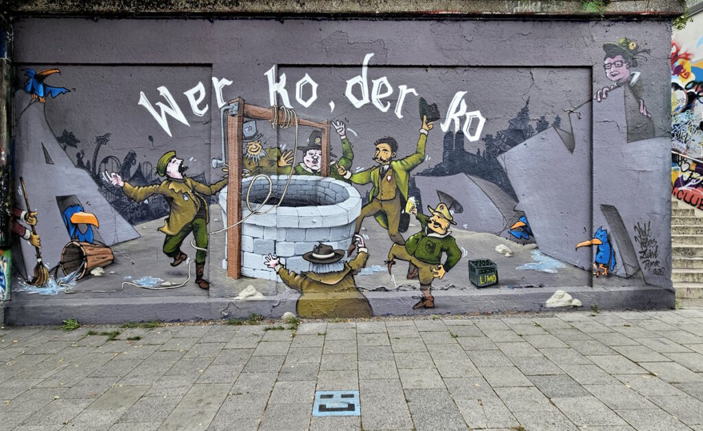 Wiesn-Wand Tumblingerstraße
