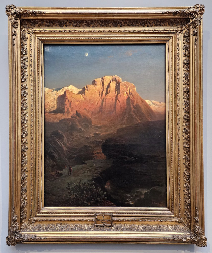 Fritz Bamberger: Abendglühen in der Sierra Nevada