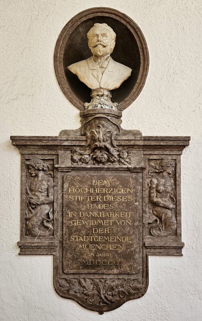 Denkmal für Karl Müller im Müllerschen Volksbad